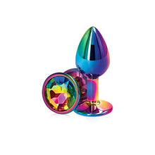 Load image into Gallery viewer, Rear Assets Anal Butt Plug - Mulitcolor - Small - (Rainbow)
