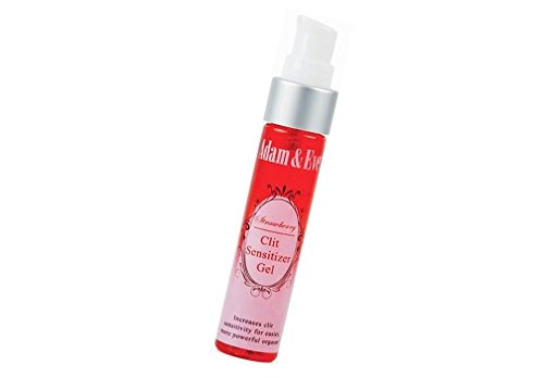 NEW Strawberry Clit Sensitizer Gel pump bottle delicious strawberry Formulated to increase clit sensitivity Made with kissable, lickable, and so delicious strawberry flavor. - 1 fl oz.