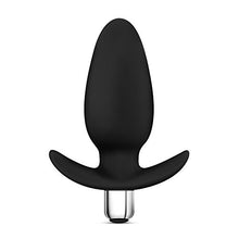 Load image into Gallery viewer, Premium Platinum Silicone Powerful 10 Vibrating Function Waterproof Silicone Anal Anchor Butt Plug -- Sex Toy for Women -- Sex Toy for Men (Black)
