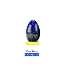 Load image into Gallery viewer, Lapis Lazuli Drilled Yoni Jade Egg for Women Kegel,3pcs Set
