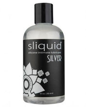 Load image into Gallery viewer, Sliquid Silver Silicone Lube Glycerine &amp; Paraben Free - 8.5 oz Bottle
