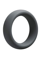 Doc Johnson OptiMALE - Tapered C-Ring - Stretchy Silicone - 45mm Unstretched Inner Diameter - Rounded Edges - Won't Dig Into Skin - Slate