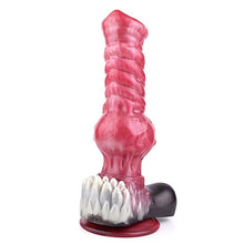 Load image into Gallery viewer, Realistic Wolf Dildo Knotted Dog Dildo 10.43 Inch Strong Suction Cup Adult Sex Toy for Women Men Couple Big Knot Flexible Mix Color - M
