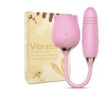 Load image into Gallery viewer, Rose Vibrator Toy with Multi-Layer Noise Reduction Function-Pink
