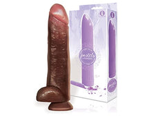 Load image into Gallery viewer, Sexy Gift Set of Blackout 13 Inch Realistic Cock Dildo Brown and Icon Brands Pastel Vibes, Lavender
