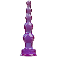 Load image into Gallery viewer, Doc Johnson SpectraGels - Anal Tool - 6.8 in Long and 1.4 in. Wide - Graduated Butt Plug with Safety Base - Purple
