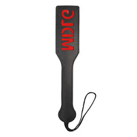 VENESUN MDLG Mommy Dom/Little Girl Spanking Paddle, 12.6inch Faux Leather SM Toys for Adults BDSM Play, Black