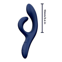 Load image into Gallery viewer, We-Vibe Nova 2 Rabbit Vibrator for Women - Vibrating Sex Toy for Clitoral and G-spot Stimulation - Flexible Vibrator with 10 Vibration Modes - App Controlled - Adult Toys for Couples - Midnight Blue
