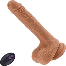 Load image into Gallery viewer, Thrusting Dildo Vibrator Sex Toy for Women with 5 Powerful Thrusting &amp; 7 Vibration, 7.5 Lifelike Silicone Realistic Vibrating Penis Dildo for G-spot Anal Stimulation with Remote &amp; Strong Suction Cup
