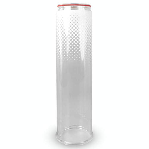 Replacement Cylinder for The LeLuv iPump 3-Speed Wireless Electric Penis Pump | 9 Inch Length with White Gradient