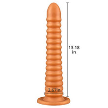 Load image into Gallery viewer, Flexible Anal Plug Beads Anus Stimulator Adults Sex Toy, Soft Liquid Silicone Butt Plugs P-spot Vaginal Anus Dilator Stimulator Trainer for Beginner Advanced
