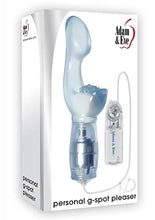 Load image into Gallery viewer, Adam and Eve Personal G-Spot Pleaser Blue Vibrator
