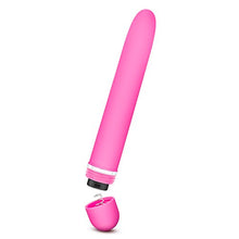 Load image into Gallery viewer, Blush Rose Luxuriate - 7 Inch Slim Classic Personal Massage Wand - Smooth Satiny Feel Multi-Speed Vibrator - IPX7 Waterproof Quiet Strong - Sex Toy For Women She Her - Pink
