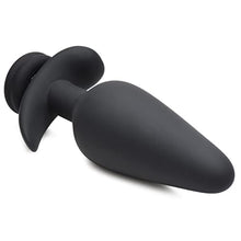 Load image into Gallery viewer, TAILZ Interchangeable 10X Vibrating X-Large Premium Silicone Anal Plug with Remote Control for Men Women &amp; Couples. Body-Safe Silicone Plug with Compatible Tails, Easy to Clean - X-Large, Black
