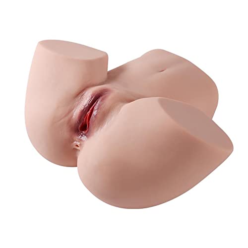 Male Masturbator Stroker Sex Toy 19.84lb TPE Pelvis,Butt Female Torso Male Stroker with Vagina Anal Sex, Adult Mens Sex Toys for Men Masturbation (11.4X16.5X 6.6In, 19.84LB)