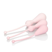 Load image into Gallery viewer, CalExotics Inspire Weighted Silicone Kegel Training Kit  Hands Free Pelvic Floor Weight Exercise - Waterproof Sex Toys For Couples  Pink
