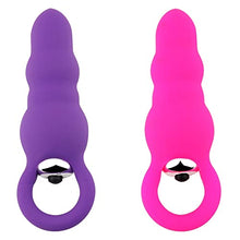 Load image into Gallery viewer, Vibrating Anal Beads Butt Plug, ERUN Graduated Design Silicone Anal Vibrator Waterproof G spot Anal Sex Toy for Men Women and Adult Couples
