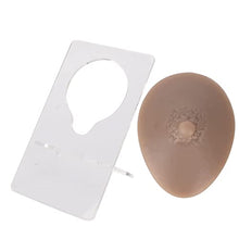 Load image into Gallery viewer, Silicone Fake Nipple Display Accessories Reusable Elastic 3D Silicone Nipple Model for Teaching (Dark Skin Color)
