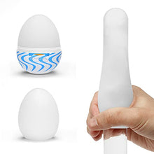 Load image into Gallery viewer, TENGA Disposable, One-Time Use Easy Beat Egg Male Portable Pleasure Device, Wind (Pack of 2)
