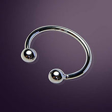 Load image into Gallery viewer, MGZY Stainless Steel Open Cuff Penis Ring Anti Premature Ejaculation Delay Lock Cock Masturbation Sex Toy 40mm
