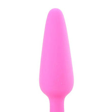 Load image into Gallery viewer, Doc Johnson Mood - Naughty 1 - Silicone Anal Plug - Medium - 3.9 in. Long and 1 in. Wide - Tapered Base for Comfort Between The Cheeks - Medium - Pink
