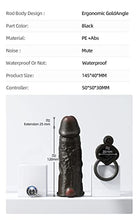 Load image into Gallery viewer, +7sueflly Vibrating Penis Extender Sleeve with 10 Vibration Modes, Penis Sleeve Vibratior Penis Enlarger Device with Penis Ring, Male Penis Extension Sleeve for Sex, Adult Sex Toys (Black)
