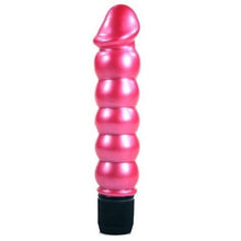 Load image into Gallery viewer, Pearl Shine Ribbed W/p Vibrator - Pink
