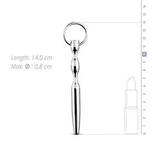 Load image into Gallery viewer, Sinner Gear Urethral Sounds Metal Worming Dilator - ( Length 14 CM &amp; Insert 10 CM) Sex Toys for Adult Games
