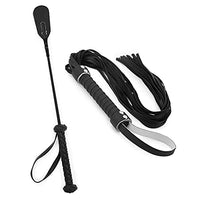 Load image into Gallery viewer, 18&#39; and 34&#39; Crop Whip Set, Real Riding Crop English Whip, Premium Quality Crops
