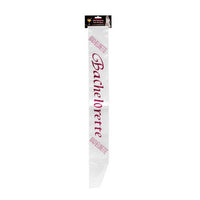 Bachelorette Party Favors Sash with Crystals, White