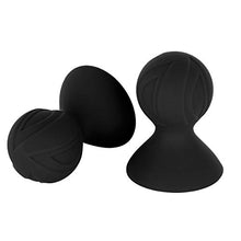 Load image into Gallery viewer, ACSUSS Female Silicone Nipple Sucker Breast Pump Suckers Enlarger Enlargement Accerssory Black One Size
