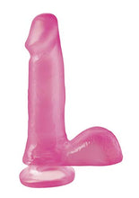 Load image into Gallery viewer, Basix 6-Inch Dong With Suction Cup, Pink
