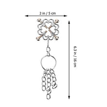 Load image into Gallery viewer, 1 Pair of Nipple Clips Petal Breast Clamps Adults SM Toys Breast Clips Decor for Banquet Celebration Favors
