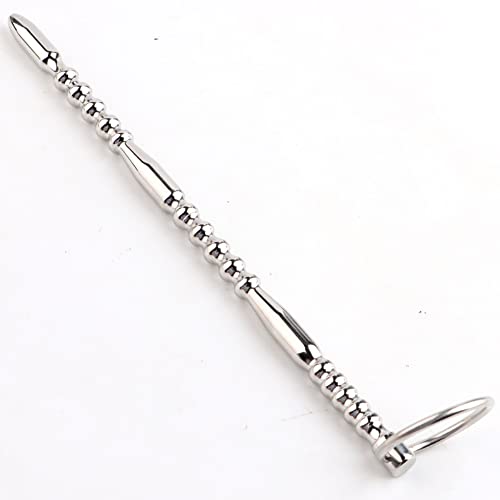 Lengthening Urethra Sound Multi-Bead Urethra Penis Plug Stainless Steel Dilator Men's Urethra Masturbation Stick