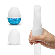 Load image into Gallery viewer, TENGA Easy Beat Egg Cool Edition Men Masturbation Portable Pleasure Device, EGG-C01, Translucent (Pack of 2)
