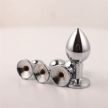 Load image into Gallery viewer, wangbo11 Sexy Fox Tail with Detachable Smooth Touch Metal Prostate Massager Anal Butt Plug Sex Toys for Fetish Cosplay Flirt Accessories (Color : White S)
