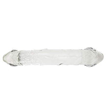 Load image into Gallery viewer, Aptitan 11.8&quot; Large Clear Double Ended Glass Dildo Double Side Crystal Penis G-spot Stimulator Female Masturbator
