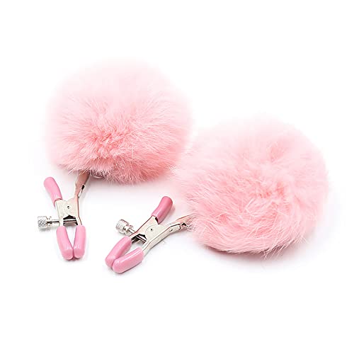 Pink Adult Toys Female Hair Ball Nipples Female Nipple Clamps HS-082