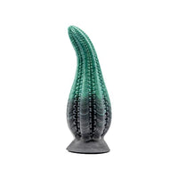 Dakken Tentacle Suction Cup Fantasy Dildo - Egyptian Green/Black Design - Handmade in The USA - Adult Toys, Sex Toys (XL)