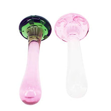 Load image into Gallery viewer, Anal Plug Butt Plugs Trainer, Smooth Glass Mushroom Pleasure Wand Dildos (Green)
