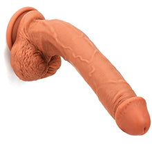 Load image into Gallery viewer, Double Layered Silicone Realistic Dildo Lifelike with Strong Suction Cup for Hands-Free Play, Realistic Penis for G-Spot Stimulation Anal Sex Toys Unisex and Couples (C17WBHSDF)
