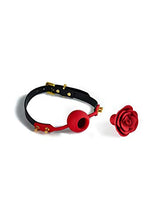 Load image into Gallery viewer, ZALO &amp; UPKO Doll Designer Collection Rose Ball Gag | Mouth Ball Gag | Black Strap
