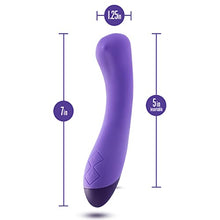 Load image into Gallery viewer, Blush Wellness G Ball Vibrator - Rechargeable 7&quot; G Spot Stimulating Massage Wand - 10 Unique Vibrating Functions - Ultrasilk Smooth Puria Silicone - IPX7 Waterproof 1 Yr Warranty - Purple
