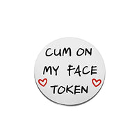 Valentines Day Token Sex Game Gift Mature Sex Token Gift for Husband Boyfriend (Cum on my face K)