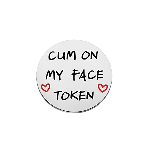 Valentines Day Token Sex Game Gift Mature Sex Token Gift for Husband Boyfriend (Cum on my face K)