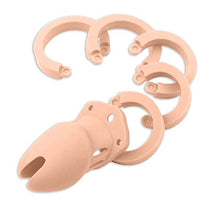 Load image into Gallery viewer, Silicone Chastity for Men Breathable Chastity Device Chastity Cage Devices Lightweight Sexual Wellness Cock Cage
