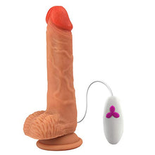 Load image into Gallery viewer, Thrusting Vibrator G Spot Automatic Skin Realistic Lifelike Telescopic Liquid Silicone Stimulation Penis Swing Dildo for Women Rabbit pleasurable Heat Anal Sucking Toys Toy Rose
