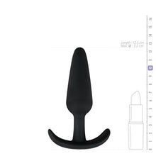 Load image into Gallery viewer, Easytoys Anal Collection - Buttplug for Men and Women - 10 cm / 3,94 inch - Large - Black buttplug-Several Sizes
