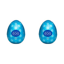 Load image into Gallery viewer, TENGA Easy Beat Egg Cool Edition Men Masturbation Portable Pleasure Device, EGG-C01, Translucent (Pack of 2)
