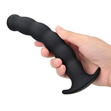 Load image into Gallery viewer, Silicone Anal Beads Butt Plug Anal Thread Plug with Narrow Flared Base Adult Sex Toy for Men Women
